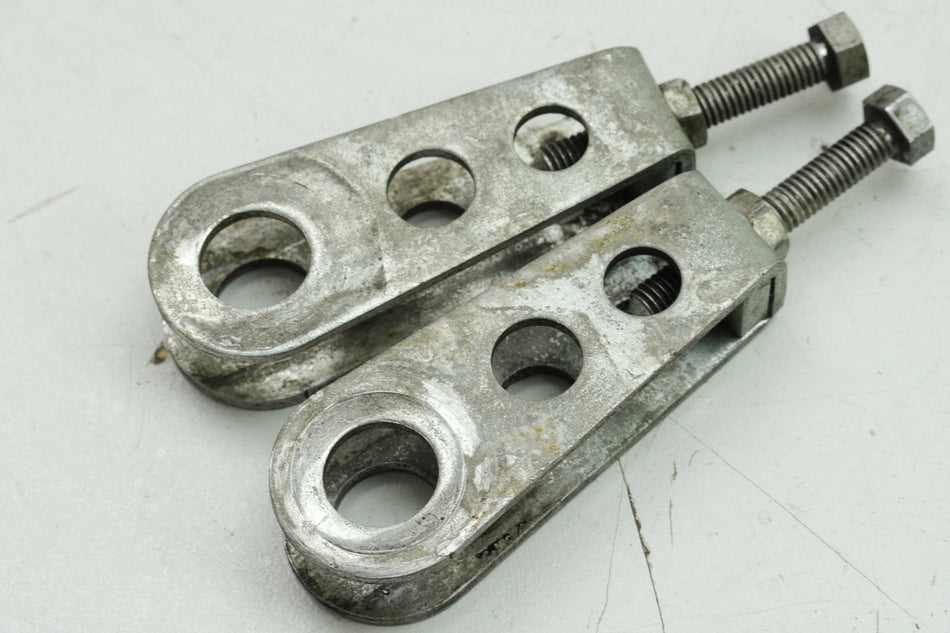 KAWASAKI Z 750 E KZ750E Kettenspanner Paar (für Schwinge Antrieb)