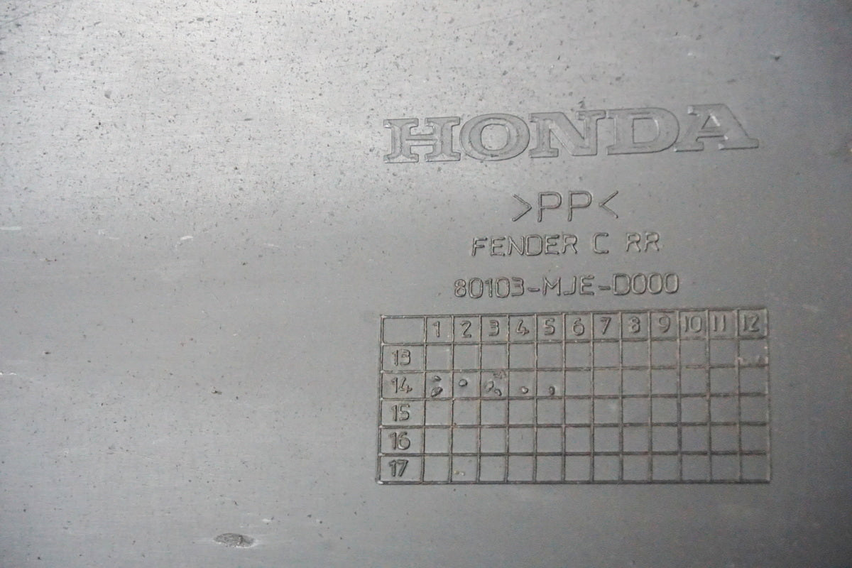 HONDA CB 650 FA RC75 Rear Fender Mudguard Splash Guard Rear Wheel Cover