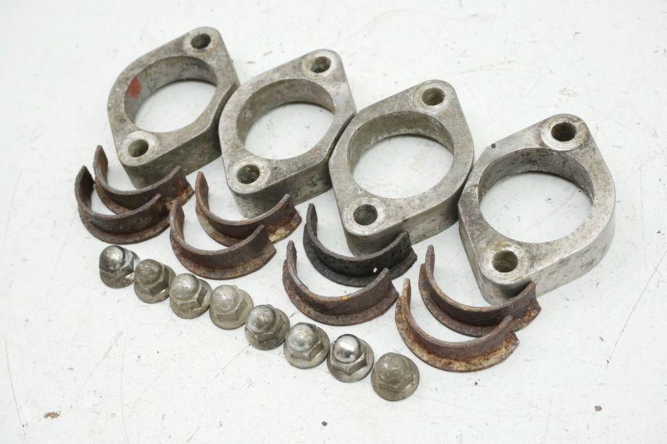 KAWASAKI ZR7 ZR750F Soportes de colector, tuercas de colector, medias lunas, abrazaderas