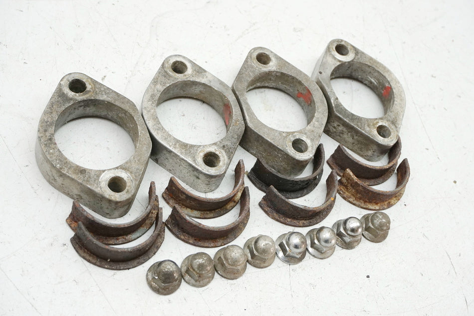 KAWASAKI ZR7 ZR750F Soportes de colector, tuercas de colector, medias lunas, abrazaderas