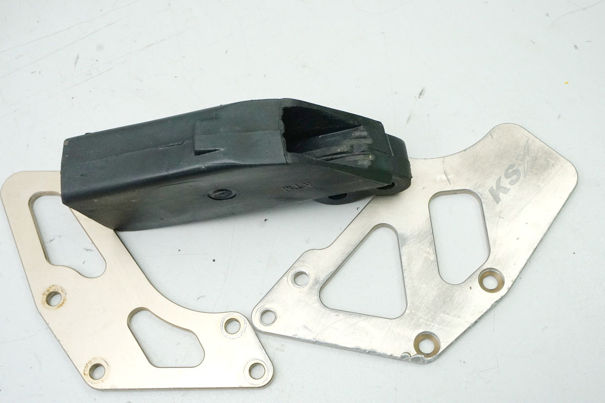 KTM 450 EXC Rear Chain Guide Swingarm Retaining Plate Chain Slider