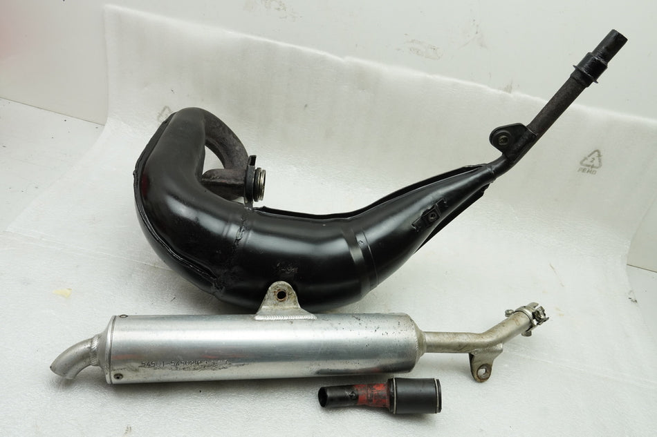 YAMAHA DT 125 R 4BL Sistema de escape Colector Silenciador Escape Silenciador final