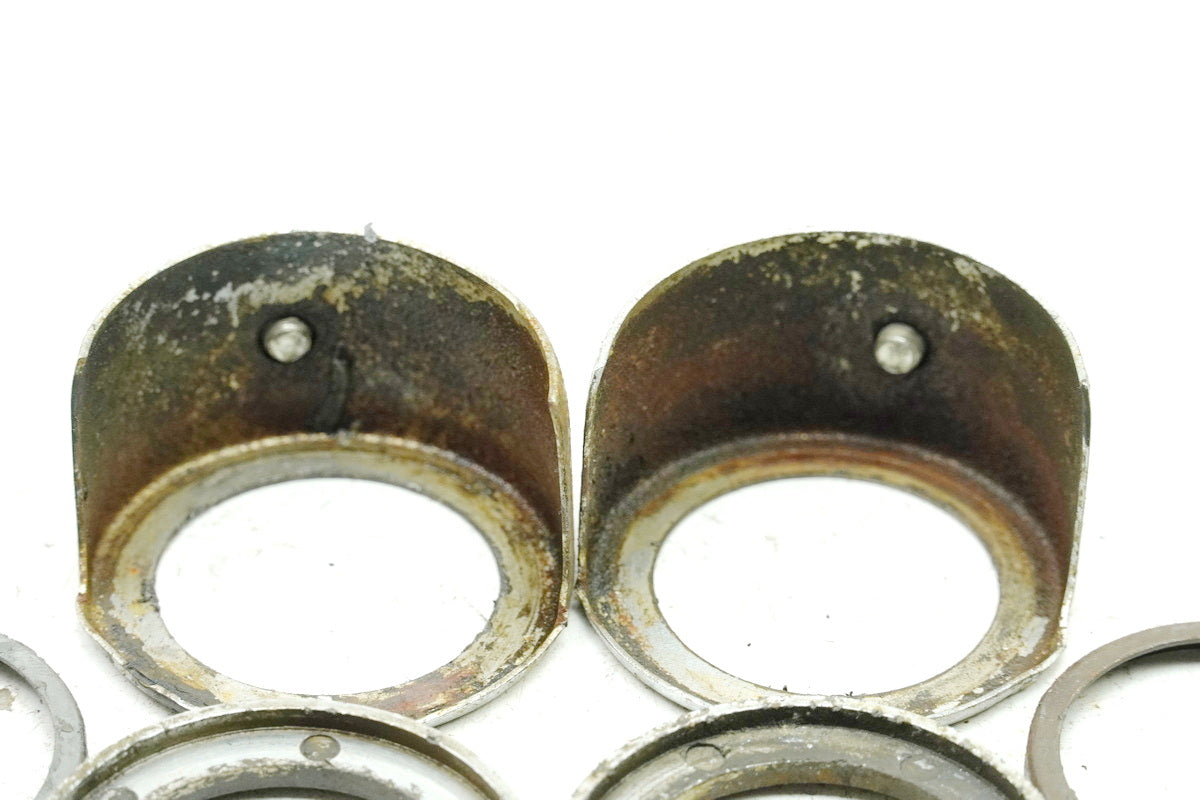YAMAHA DS7 250 Schelle Klemme Gabelbrücke Gabelholm Chrom Cover Abdeckung Blende