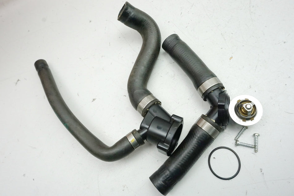 KTM 450 EXC manguera de radiador termostato radiador derecho e izquierdo --> culata