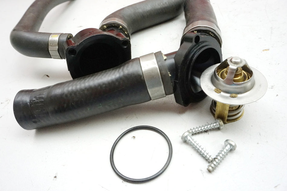 KTM 450 EXC manguera de radiador termostato radiador derecho e izquierdo --> culata