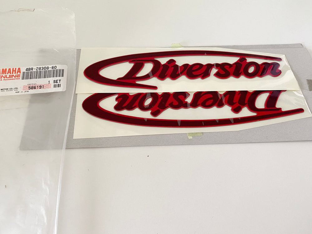 Yamaha Aufklebersatz Emblem Satz original 4BR-28308-60 XJ600S Diversion - NEU