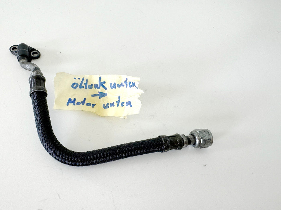 YAMAHA TT 600 E 4GV (4LW) Ölleitung Öltank unten zu Motor unten Ölschlauch