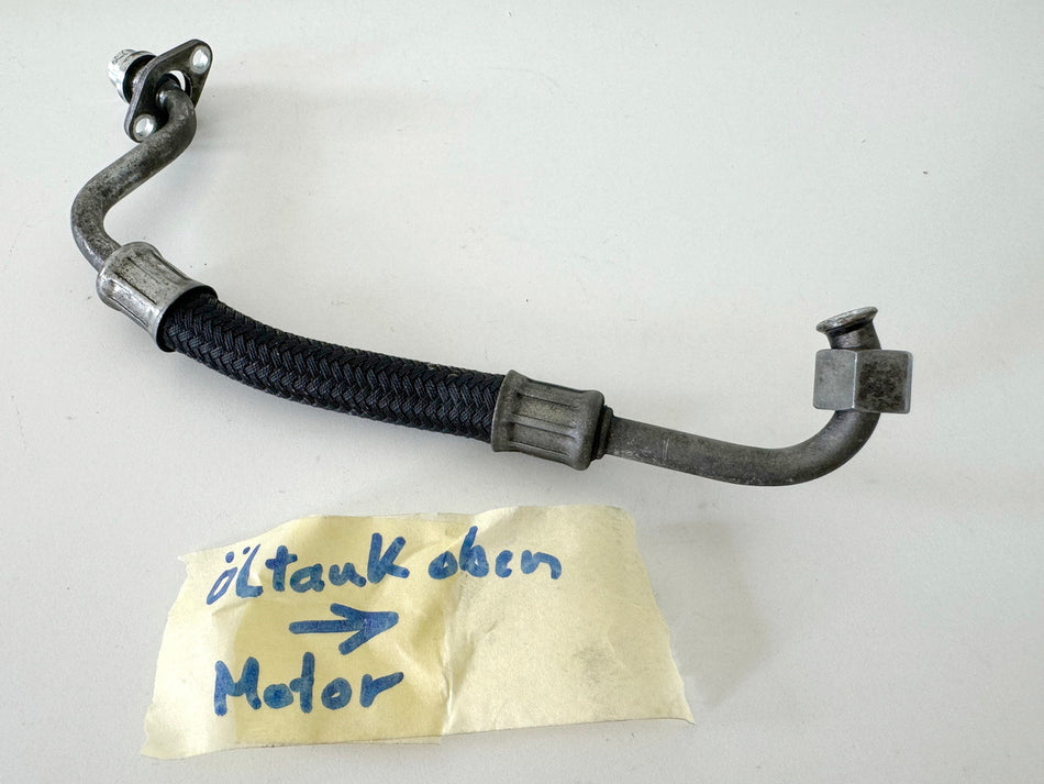 YAMAHA TT 600 E 4GV (4LW) Ölleitung Öltank oben zu Motor Ölschlauch