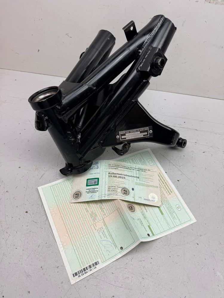 KAWASAKI Z 1000 ZRT00A Rahmenkopf & Brief Dokument Rahmen Plakette Frame 03-06