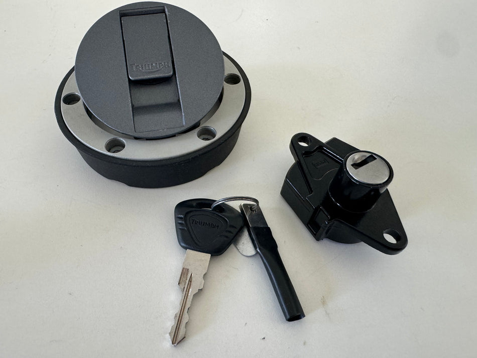 Triumph Street Triple 675 D67LD Tankdeckel Schlüssel Schloß Sitzbank 07-12