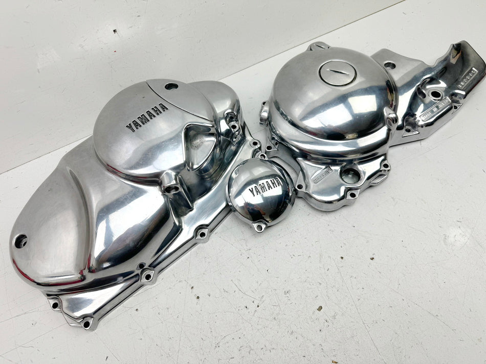 YAMAHA XV 535 VIRAGO Limadeckel Cover Motor Motordeckel Kupplungsdeckel poliert