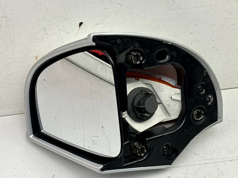 BMW R 1150 RT R22 Espejo izquierdo Intermitente delantero Retrovisor original plateado 764