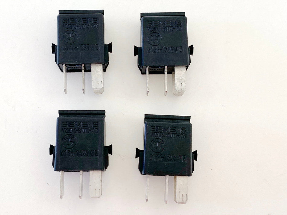 BMW R 1100 RT 259 Siemens Relay - Black Normally Open Set of 4 Pieces