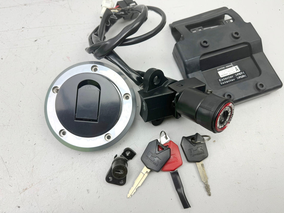 KAWASAKI ZX-6R 636 C Schloßsatz & CDI Steuerteil Tankdeckel Zündschloß 05-06