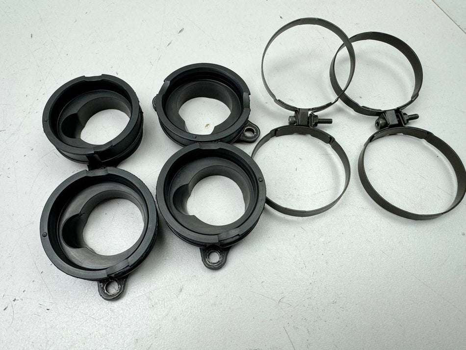 KAWASAKI ZX-6R 636 C Ansaugstutzen Satz Schellen original für Motor 05-06