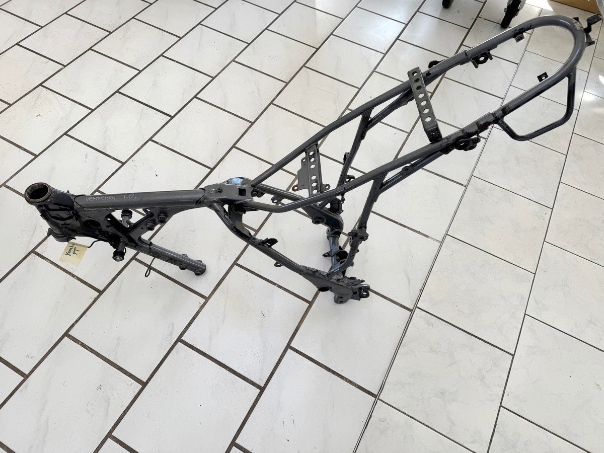 YAMAHA TT 600 E 4GV (4LW) Rahmen & Brief Vermessungsprotokoll unfallfrei