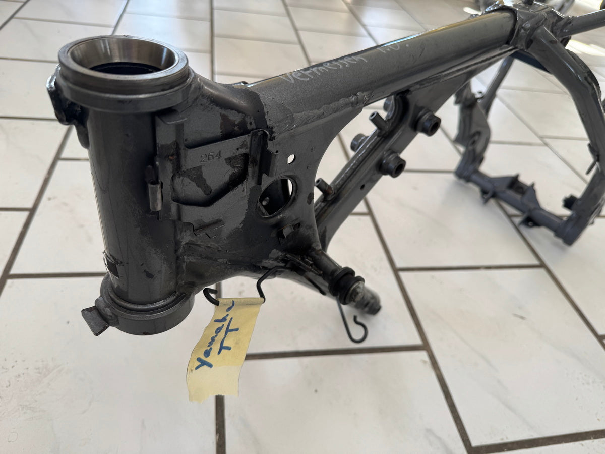 YAMAHA TT 600 E 4GV (4LW) Rahmen & Brief Vermessungsprotokoll unfallfrei