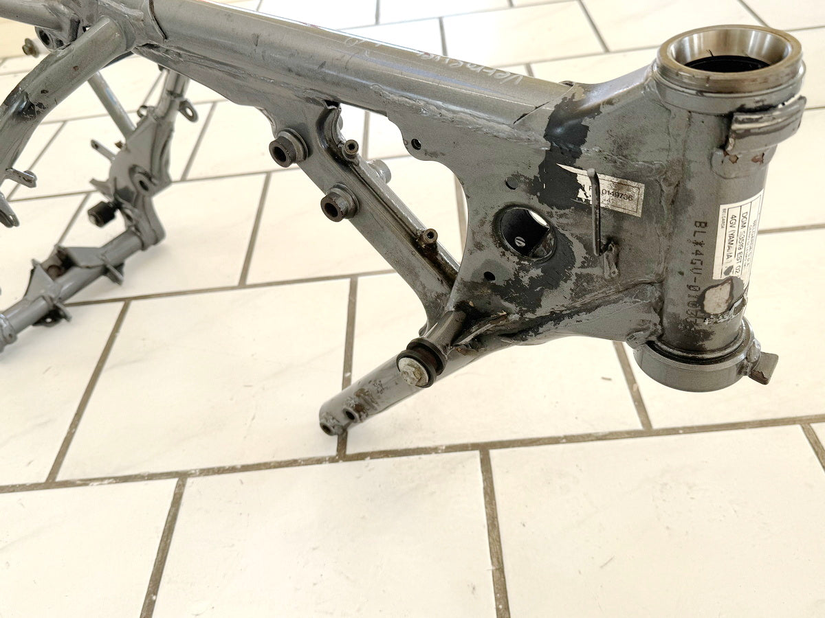 YAMAHA TT 600 E 4GV (4LW) Rahmen & Brief Vermessungsprotokoll unfallfrei