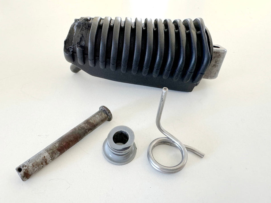 BMW R 1100 RT 259 estribo del conductor izquierdo, goma de estribo original