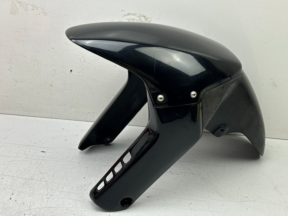BMW F 650 169 Guardabarros delantero original Fender negro Cubrecadenas