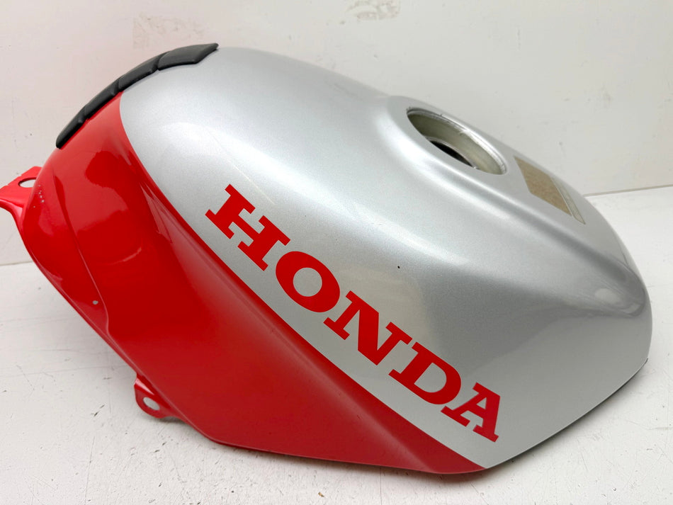 HONDA CBR 600 PC19 PC23 Depósito de gasolina, depósito de combustible, plateado, rojo, sin óxido