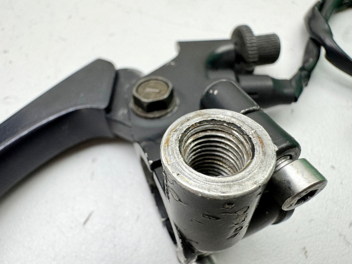 YAMAHA TT 600 E 4GV (4LW) Kupplungsarmatur Halter Kupplungshebel Spiegelhalter