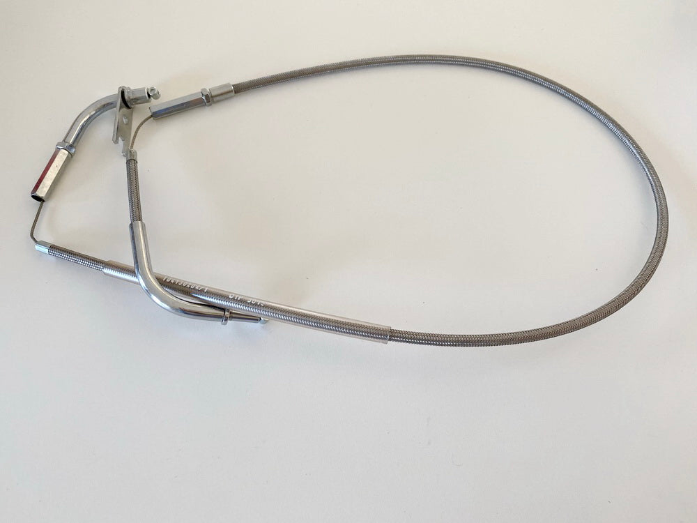 Cable de gas de acero trenzado abridor de accesorios MotoLux para Kawasaki VN800 - 20-0130 - NUEVO