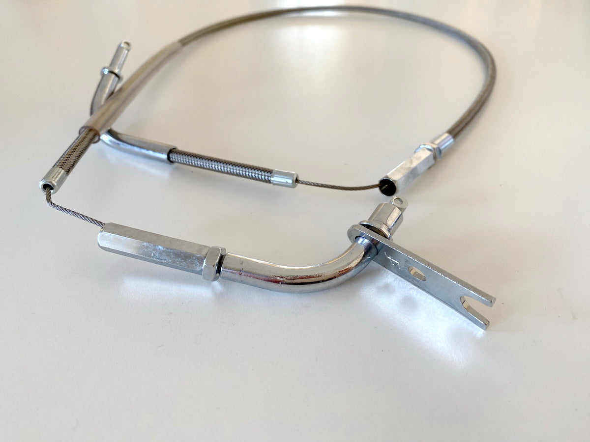 Cable de gas de acero trenzado abridor de accesorios MotoLux para Kawasaki VN800 - 20-0130 - NUEVO
