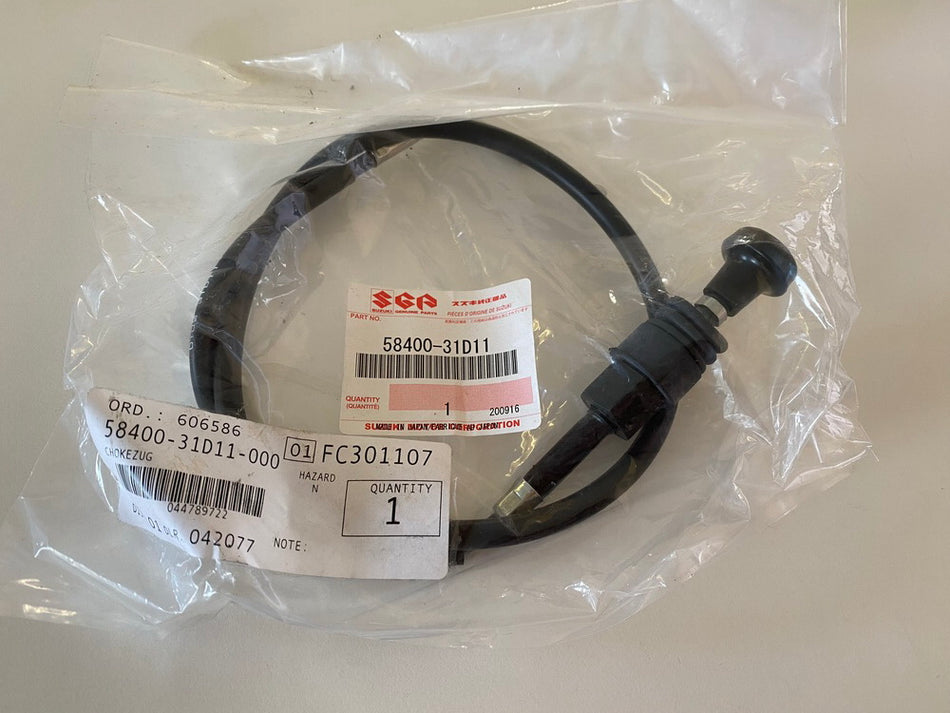 Suzuki DR 800 S Cable de estrangulador Choke original 58400-31D11-000 - NUEVO