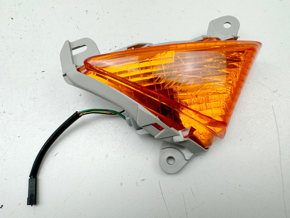 KAWASAKI ZX-6R 636 C Blinker rechts vorn original Blinkerglas Sockel Kabel 05-06