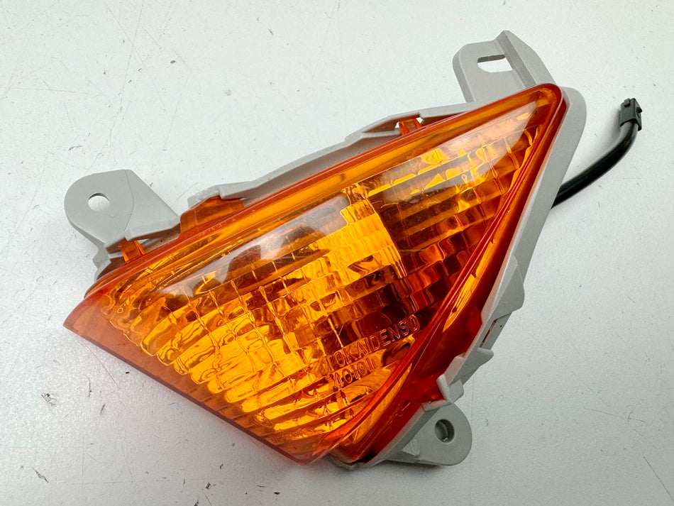 KAWASAKI ZX-6R 636 C Blinker links vorn original Blinkerglas Sockel Kabel 05-06