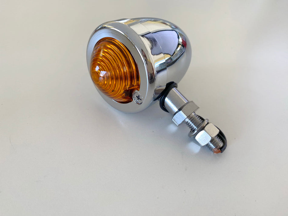 Blinker rund Highway Hawk H68-4971 Custom Blinker Bulletlite Long Stem - NEU