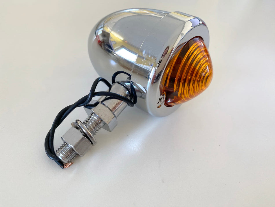 Blinker rund Highway Hawk H68-4971 Custom Blinker Bulletlite Long Stem - NEU