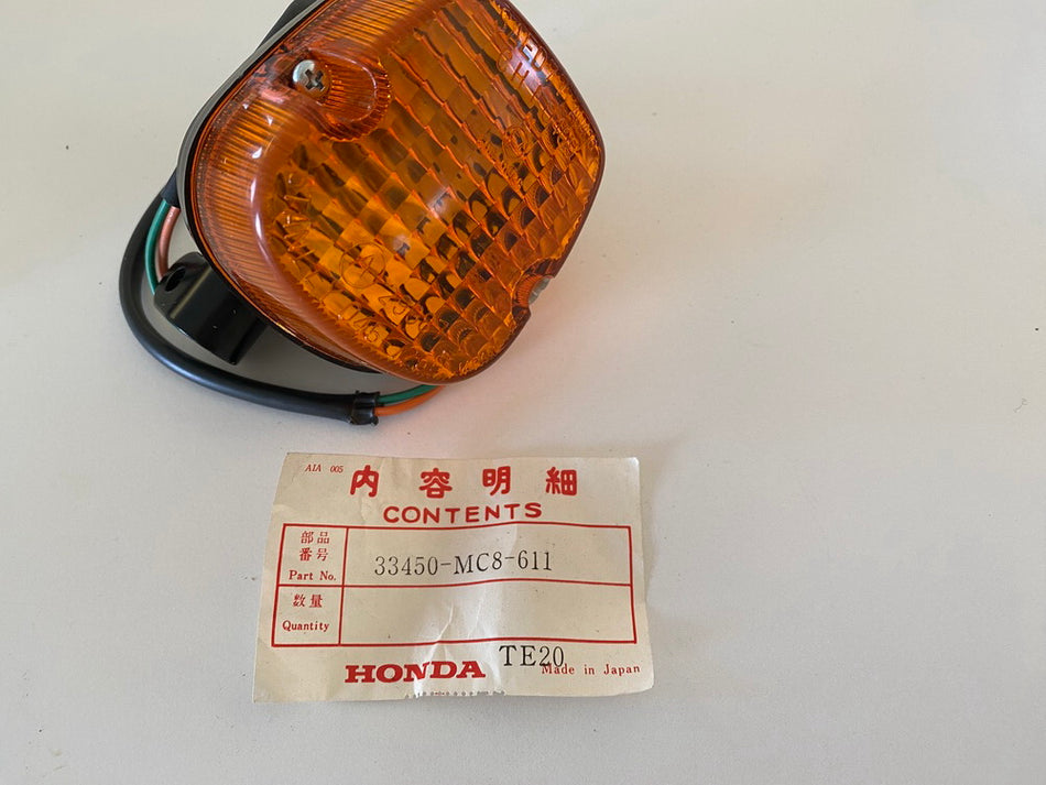 Honda Blinker delantero izquierdo Intermitente 33450-MC8-611 sustituido por 33400MC8619 NUEVO