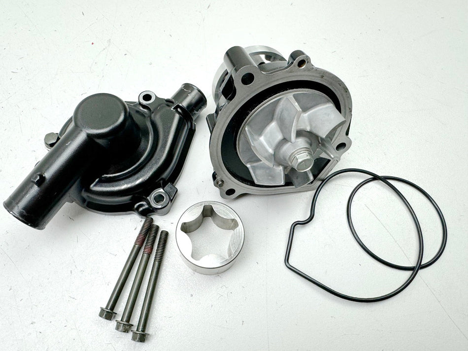 KAWASAKI ZX-6R 636 C Ölpumpe Wasserpumpe Motordeckel Cover für Motor 05-06