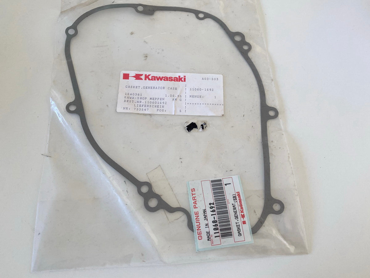 Kawasaki Junta tapa encendido Junta estator original 11060-1692 KLR NUEVO