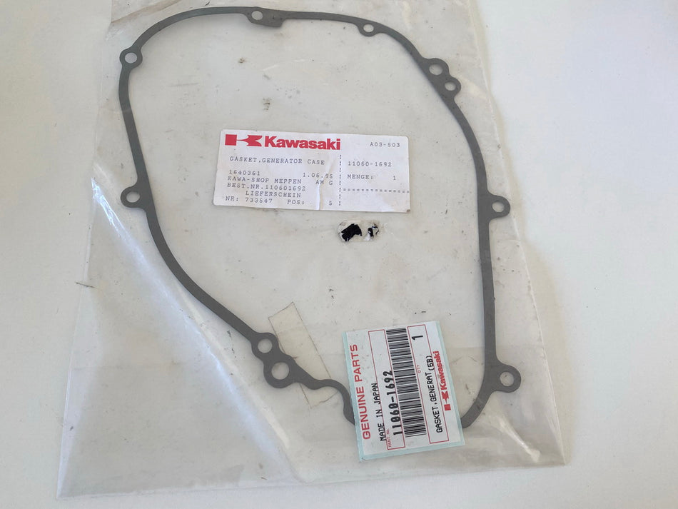 Kawasaki Junta tapa encendido Junta estator original 11060-1692 KLR NUEVO