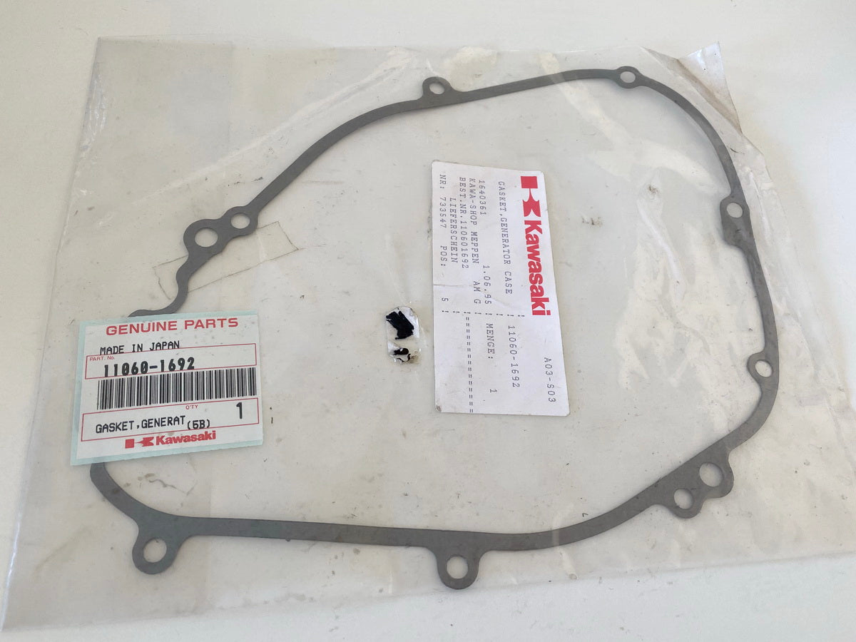 Kawasaki Junta tapa encendido Junta estator original 11060-1692 KLR NUEVO