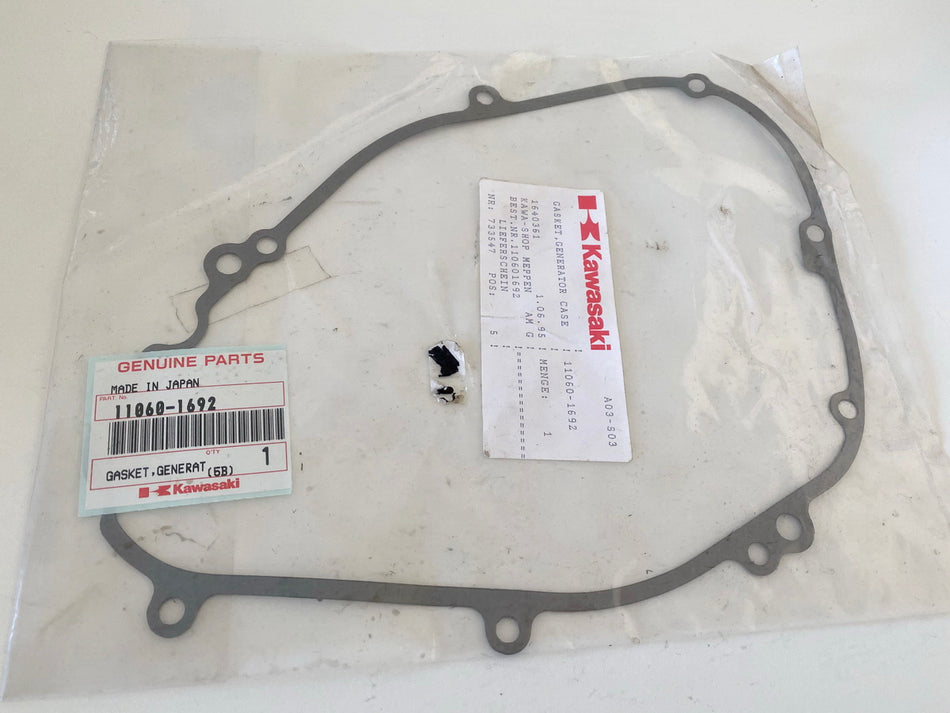Kawasaki Junta tapa encendido Junta estator original 11060-1692 KLR NUEVO