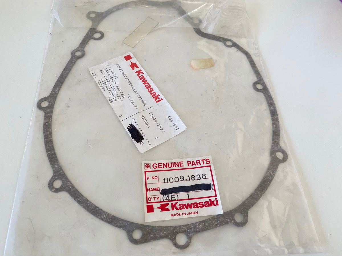 Kawasaki Junta de tapa de embrague original 11009-1836 EN ER GPZ KLE NUEVA