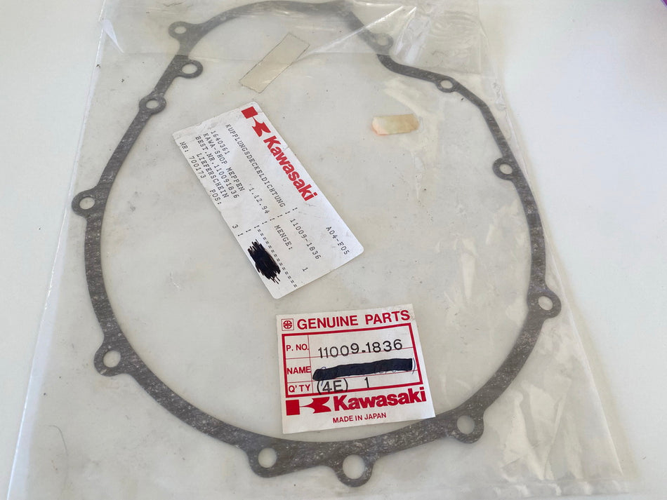 Kawasaki Junta de tapa de embrague original 11009-1836 EN ER GPZ KLE NUEVA