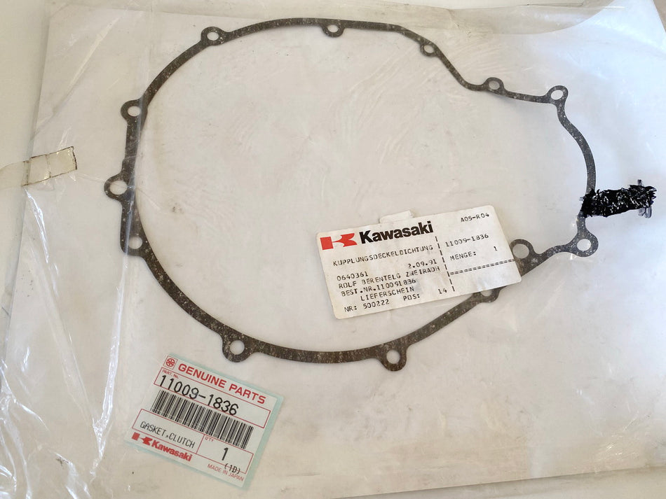 Kawasaki Junta tapa embrague original 11009-1836 EN ER GPZ KLE NUEVO