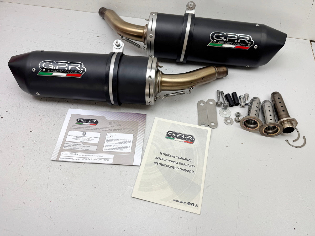 Triumph Street Triple 675 D67LD Auspuff GPR Furore Nero Schalldämpfer ABE 07-12