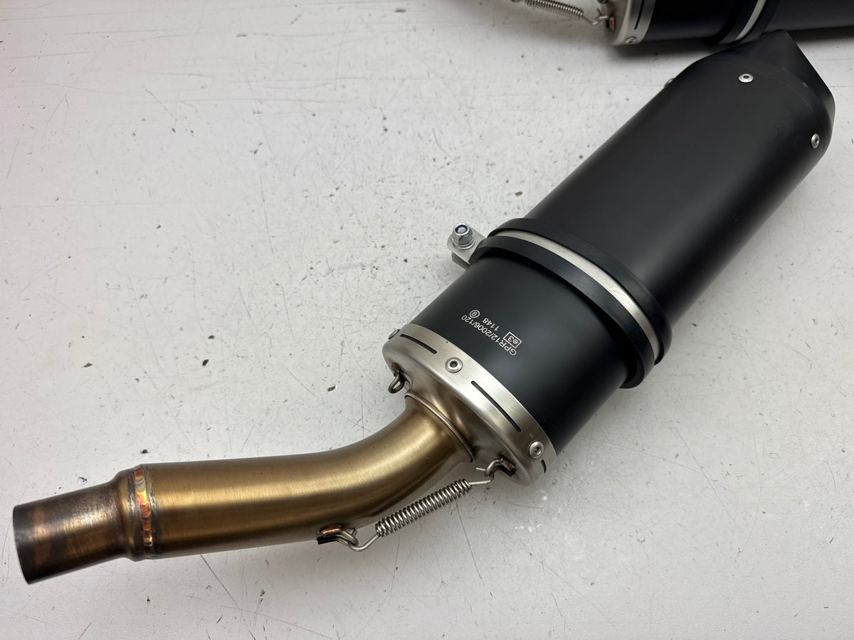 Triumph Street Triple 675 D67LD Auspuff GPR Furore Nero Schalldämpfer ABE 07-12