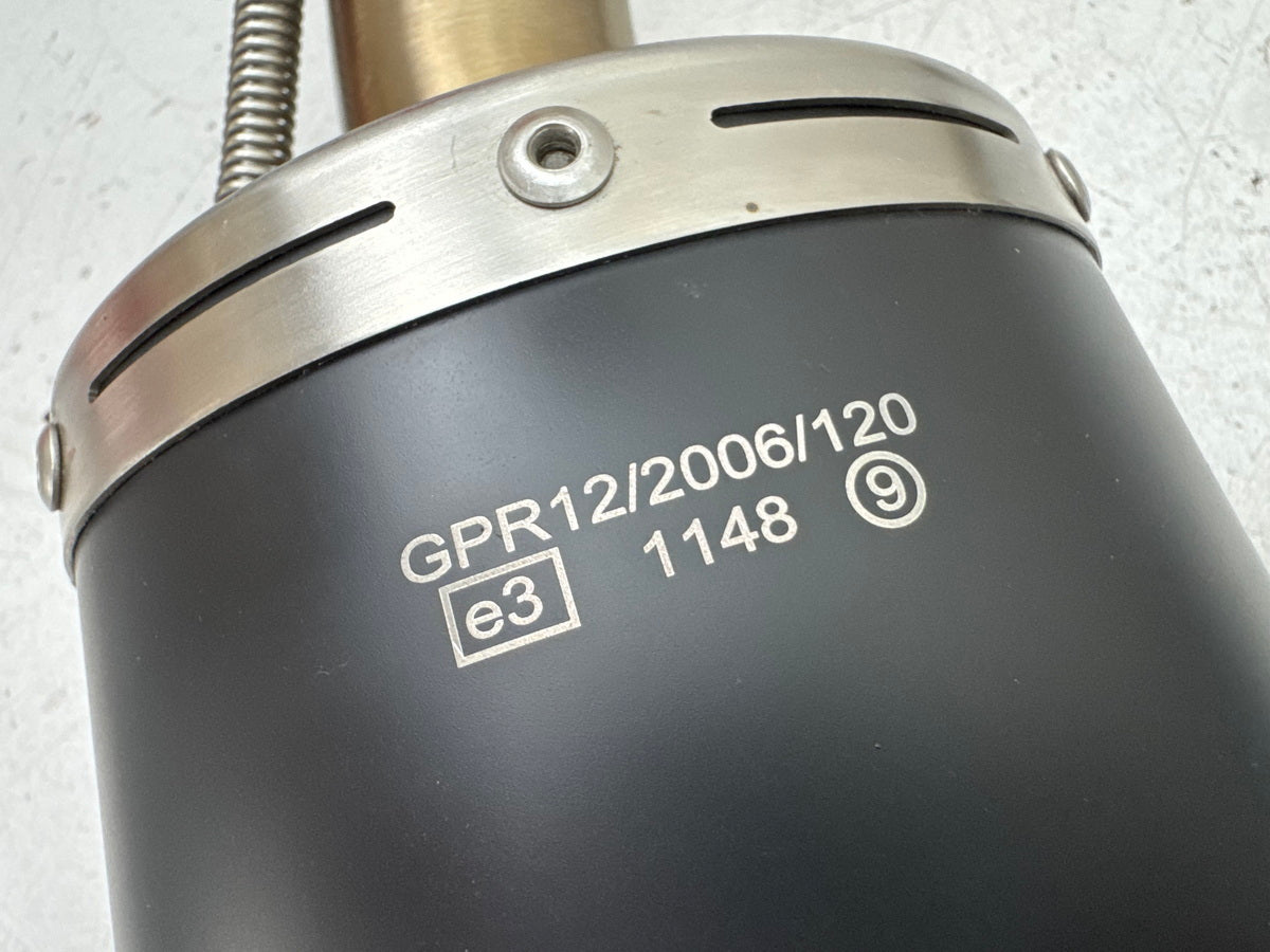 Triumph Street Triple 675 D67LD Auspuff GPR Furore Nero Schalldämpfer ABE 07-12