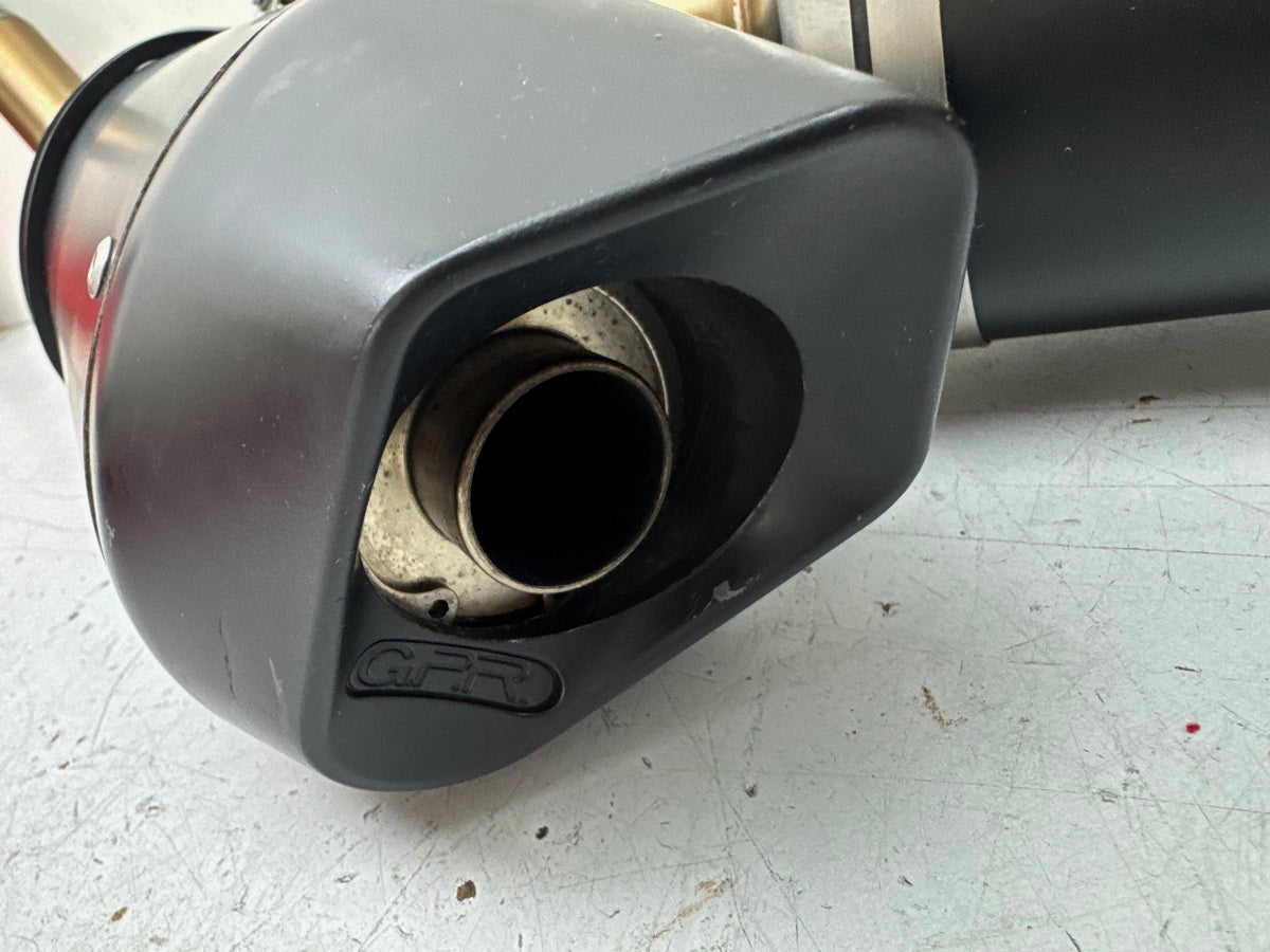 Triumph Street Triple 675 D67LD Auspuff GPR Furore Nero Schalldämpfer ABE 07-12