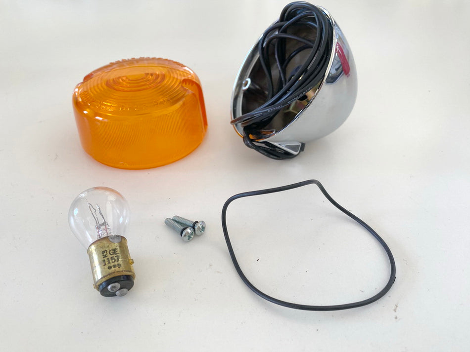 Blinker vorn Chris Products No. 0004A für Harley Davidson - NEU