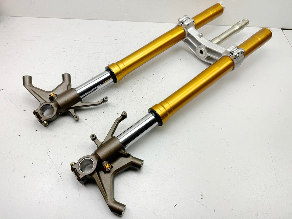 KAWASAKI ZX-6R 636 C Gabel Gabelholme Gabelbrücke Standrohr Gleitrohr 05-06