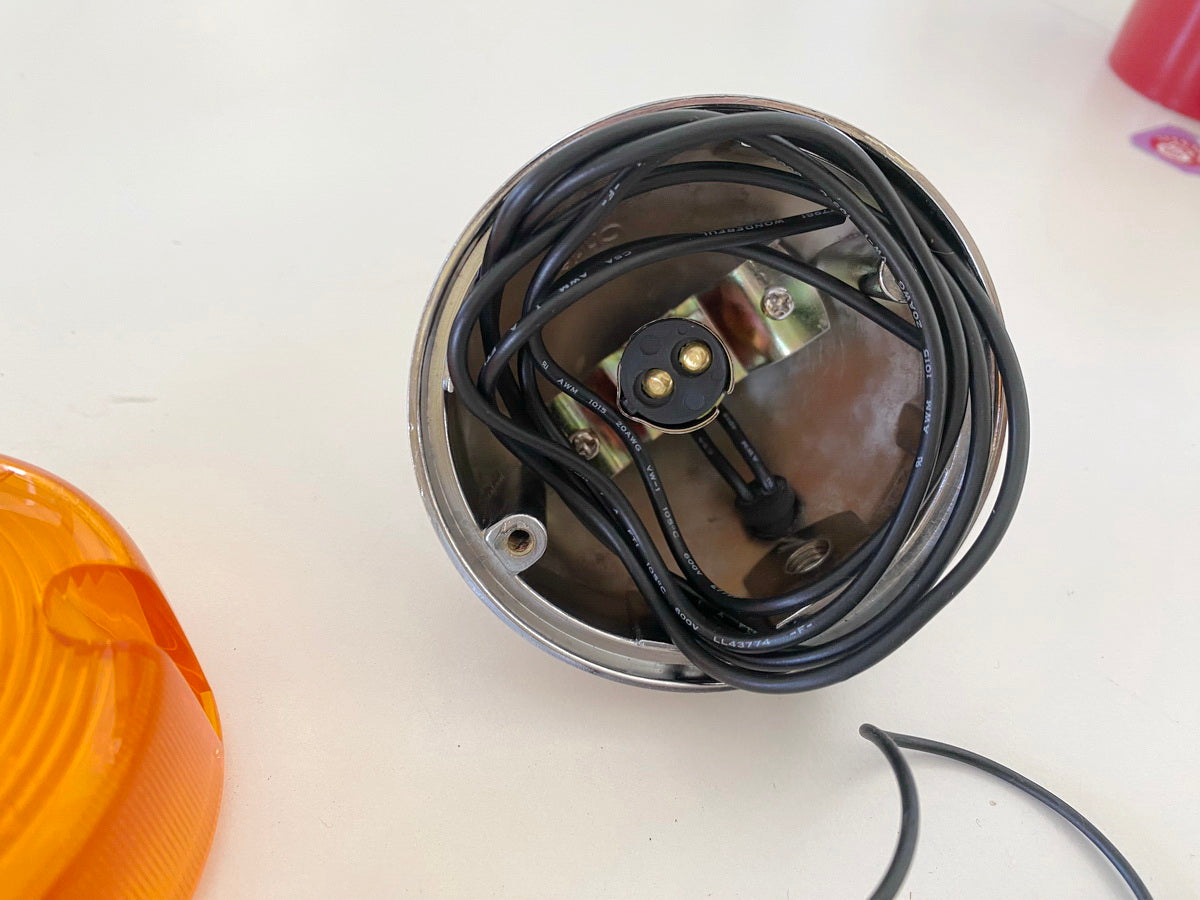 Intermitentes delanteros Chris Products n.º 0004A para Harley Davidson - NUEVOS