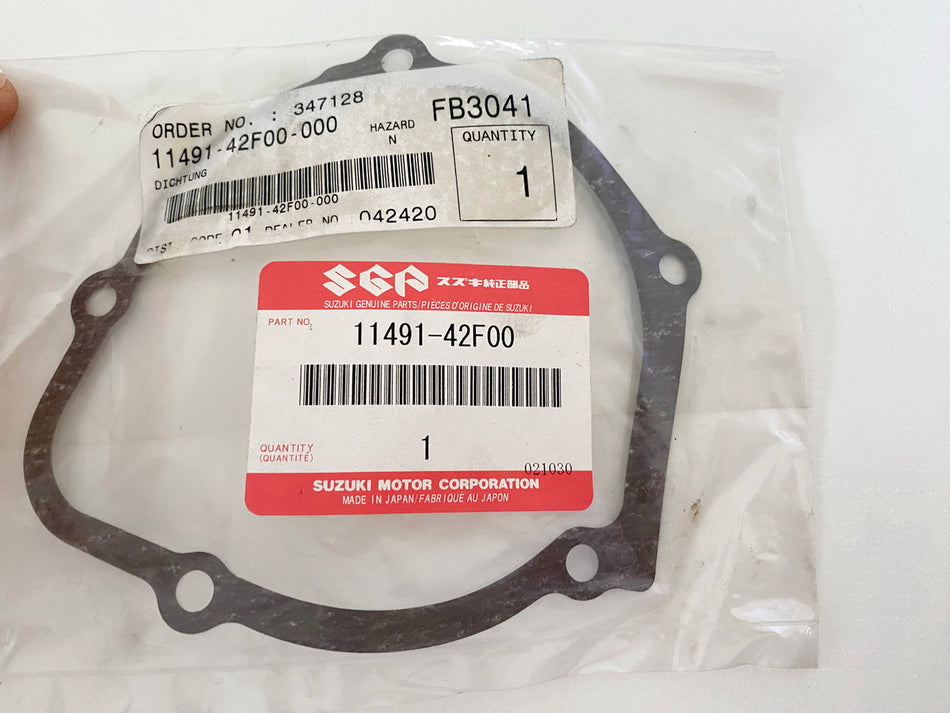 Junta de la tapa del encendido del motor Suzuki 11491-42F00 original GSX - NUEVO